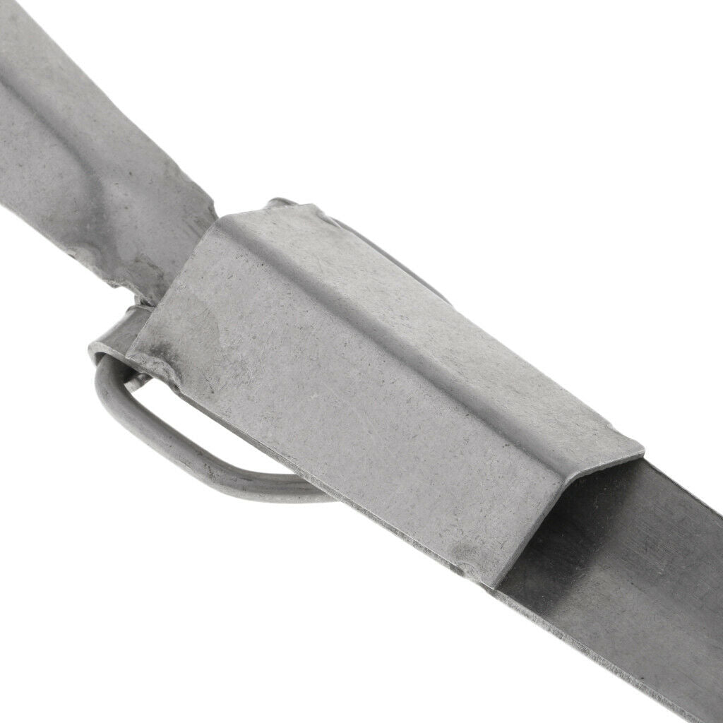Foldable Stainless Fishing Rod Pole Holder Ground Inserts Support Stand Rack