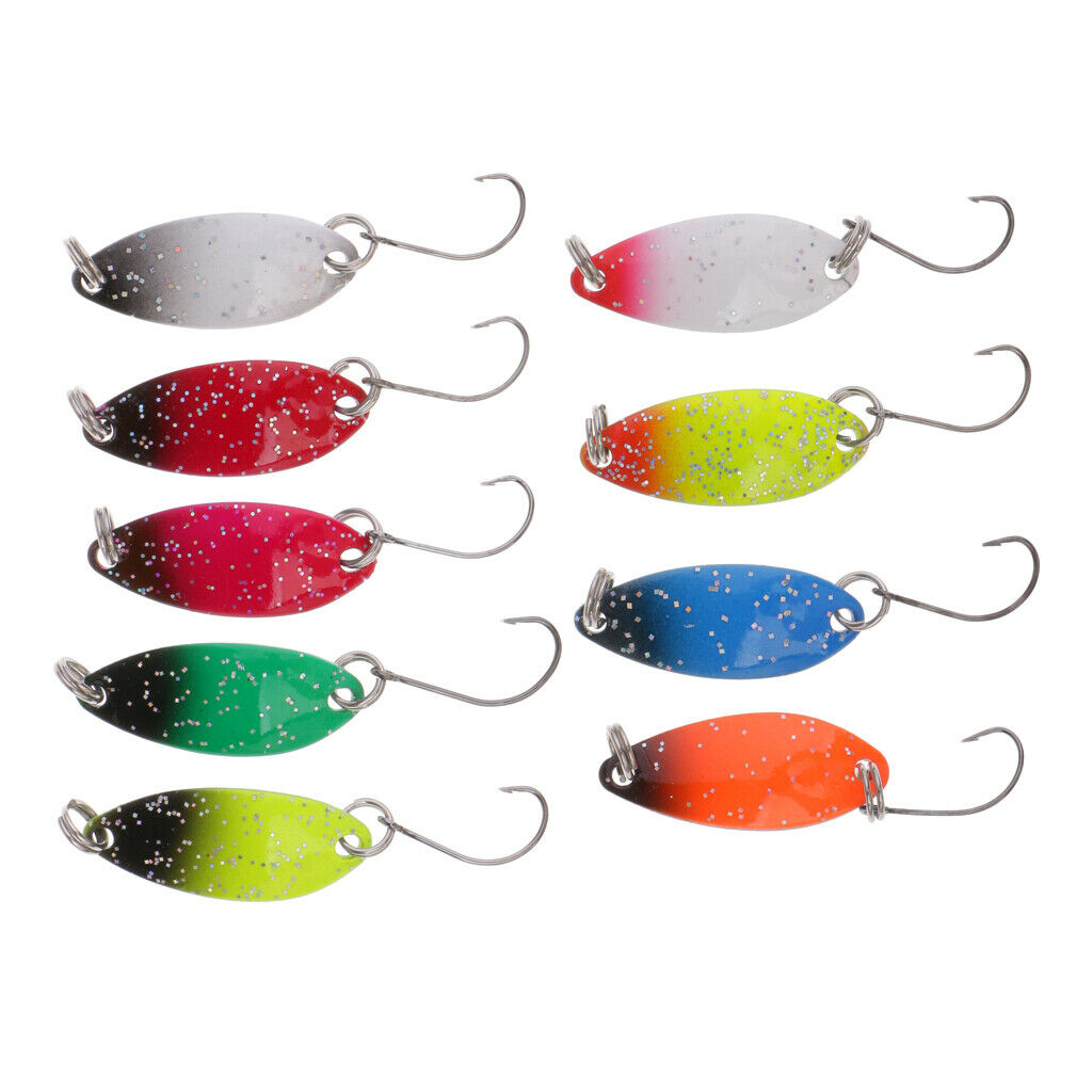 13 Pieces Spoon Spinner Sea Fishing Lures Metal Hard Bass Fishing Lure Baits