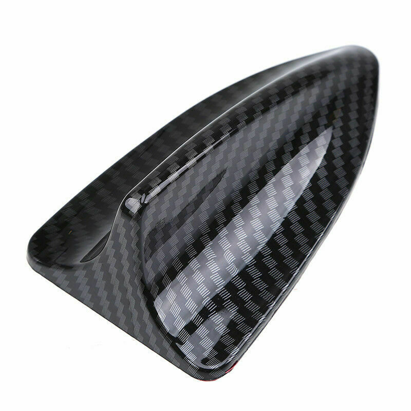 Carbon fiber Style Shark Fin Roof Antenna Car AUTO Decorative Aerial Universal