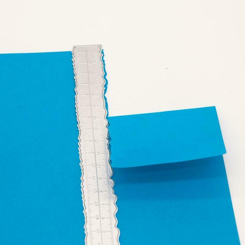 Irregular Ruler Die Cuts Stencil Decorative Embossing for DIY Journal Art Crafts