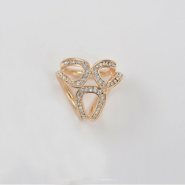 2Pcs Three Ring Scarves Ring Chiffon Neckerchief Clip Clasp Jewelry Gifts