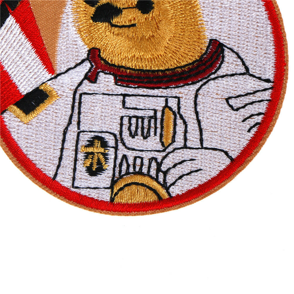 Embroidery Space Astronaut Sloth Patch Sew Iron OnPatch BagsHatJeansAppliq.l8