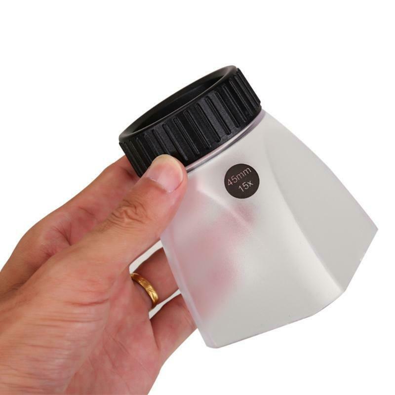 Magnifier Magnifying Glass 15X High Power Optical Lens Magnifiers Reading Repair