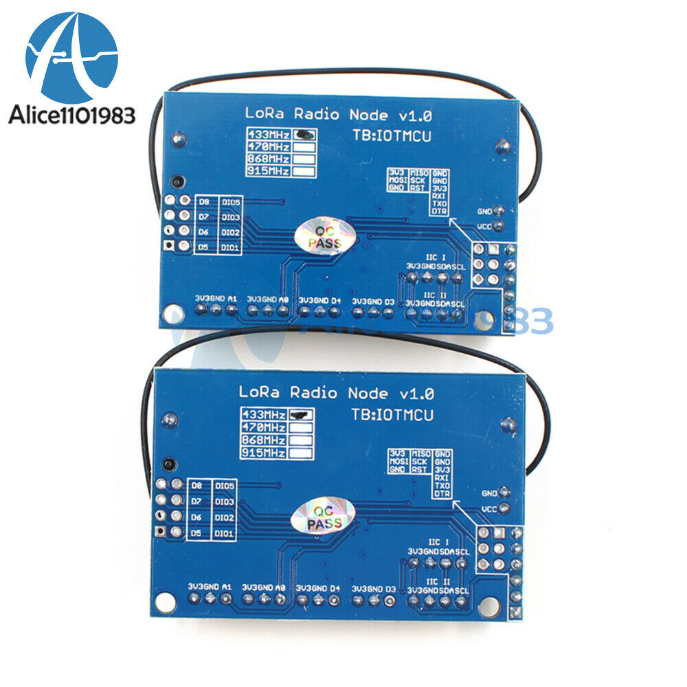 SX1276 LoRa Radio V1.0 868MHz 2.4G Wireless Transceiver RFM95 For Arduino
