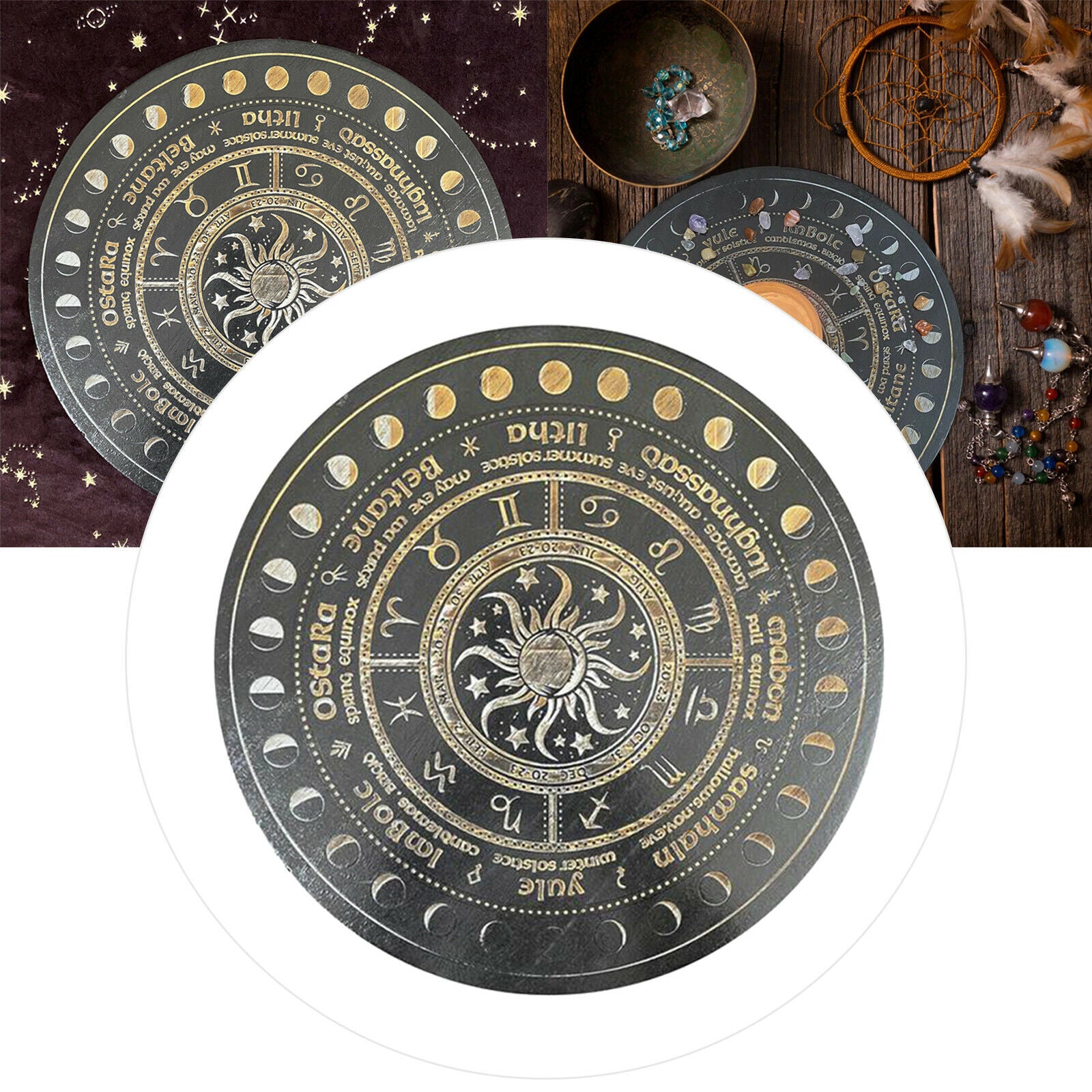 Pendulum Board Witch Divination Divination Game Metaphysical Dowsing Board