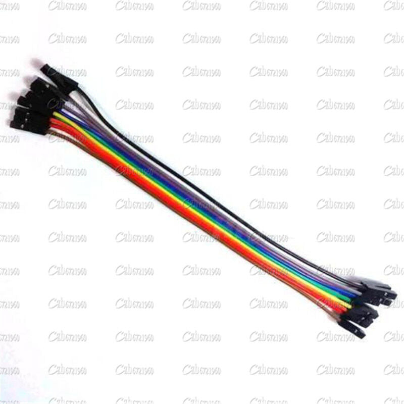 10PCS dupont Wire Cables 2.54mm 20cm 1P-1P Female to female for Arduino