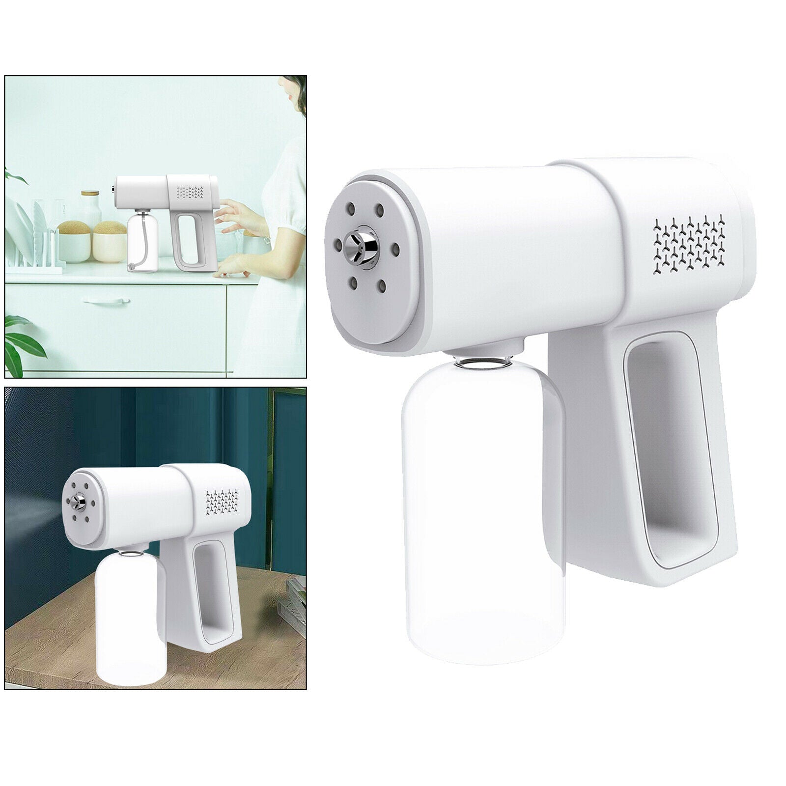 Handheld Wireless Disinfectant Atomizer Spray Gun for Home Office 3200mAh