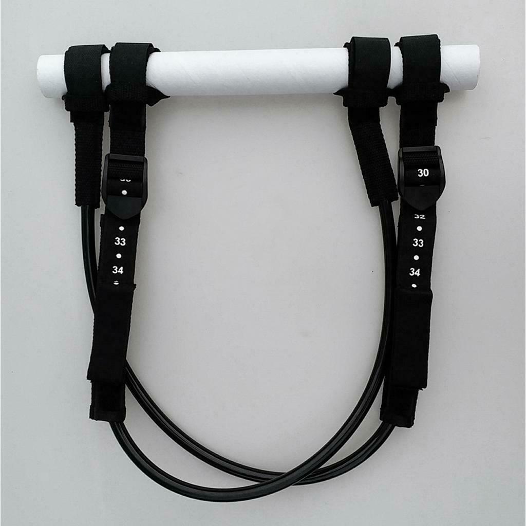2 Pieces Heavy Duty Adjustable Non-Slip Windsurfing Harness Line 28-34 inch