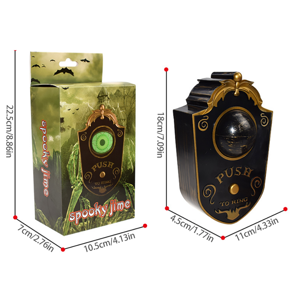 Halloween Doorbell Haunted Doorbell Animated Eyeball Halloween Haunted HouseProp