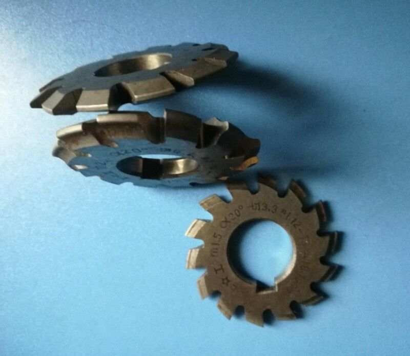 New Set 8Pcs Dp10 PA14-1/2 Bore #1-8 Involute Gear Cutters [M1]