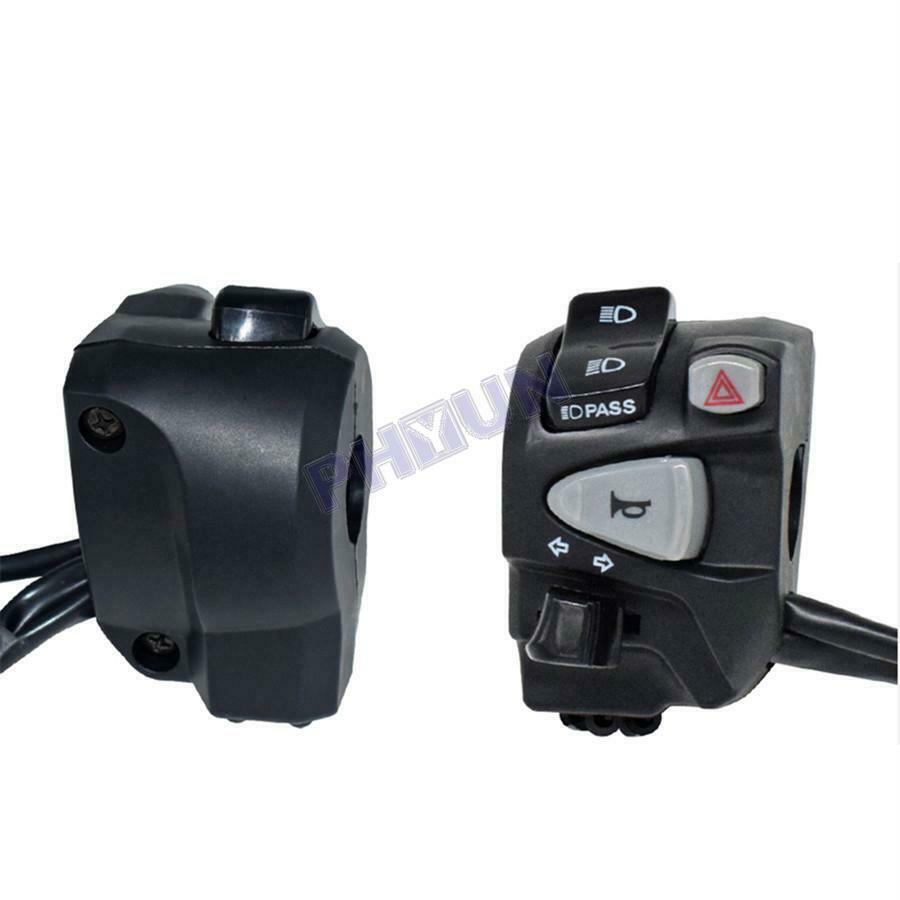 Motorcycle ATV Handlebar Switch Horn Turn Signal Low/High Beam Headlight on/off