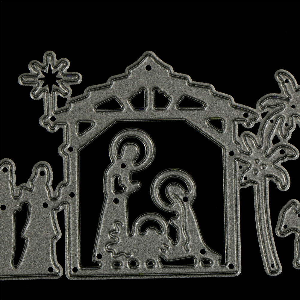 Happy Jesus's birth Metal Cutting Dies Stencils For DIY Scrapbooking Card.l8