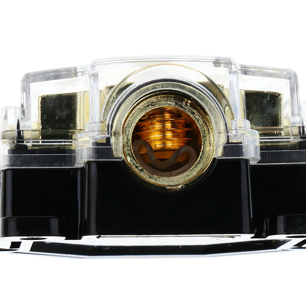 Universal Car Audio 0/2/4GA In to 2 4 8 Out Power Ground Distribution Block