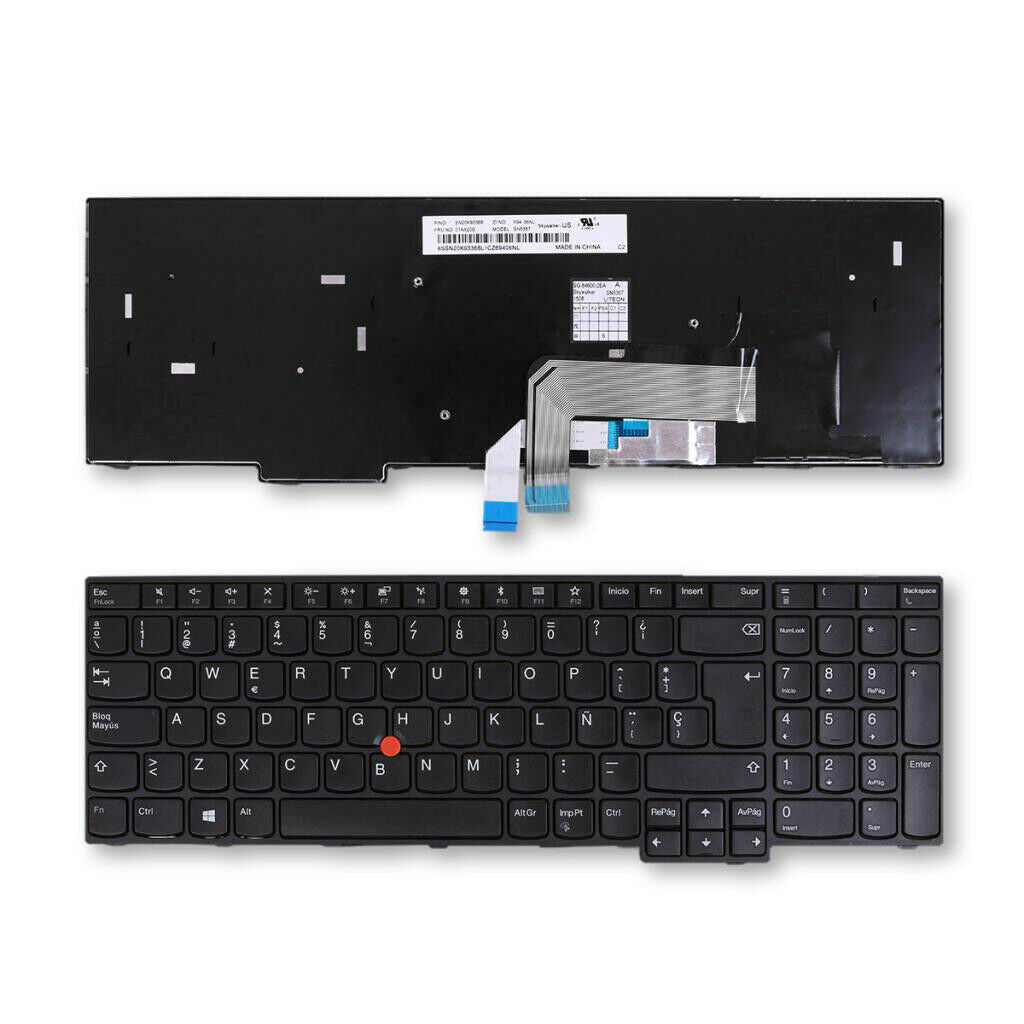 Replacement Spanish Laptop Keyboard fit for Lenovo Thinkpad E575 Series