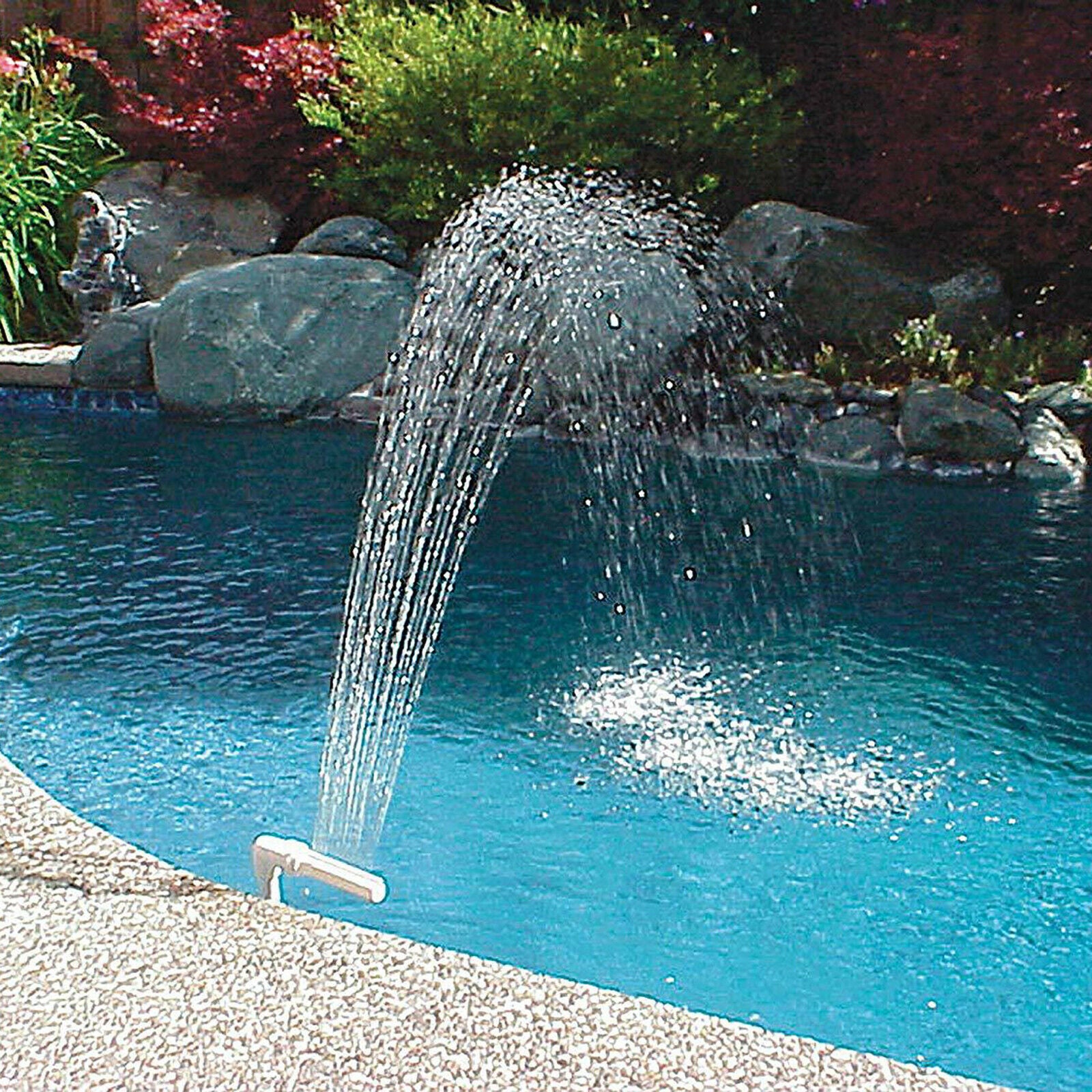 Water Fountain Waterfall Cooling Spray Water Sprinkler Pond Decor for Pump