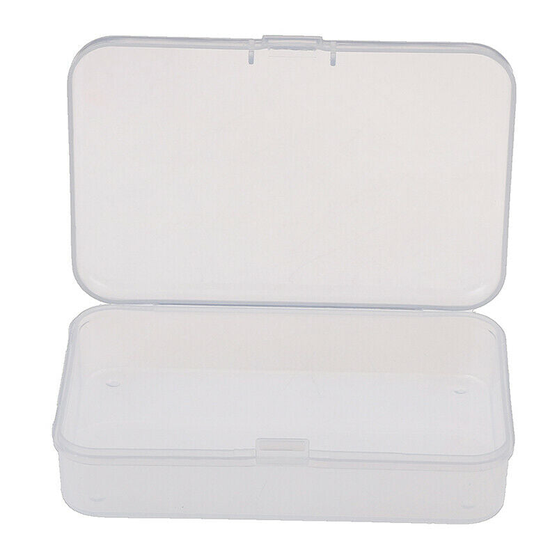 9.3*6.3*2.2cm Transparent Plastic Storage Box Clear Square Multipurp gtJC.l8
