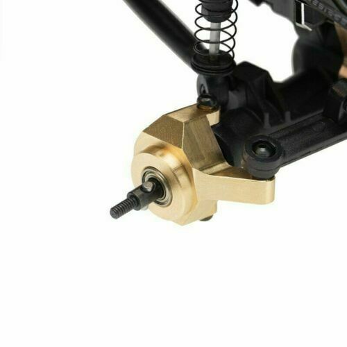 2021 2pcs Brass Steering Knuckle Set For Axial SCX24 90081 RC Car Upgrade Spare
