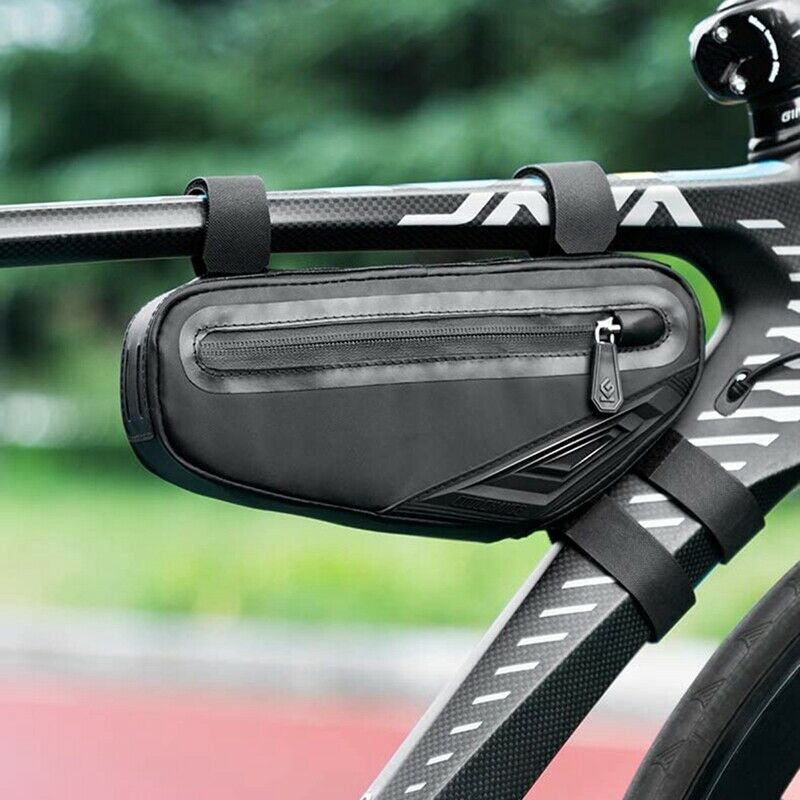 CoolChange Bike Bag Top Tube,Bike e Triple-cornered Waterproof Bicycle UnderW1L4