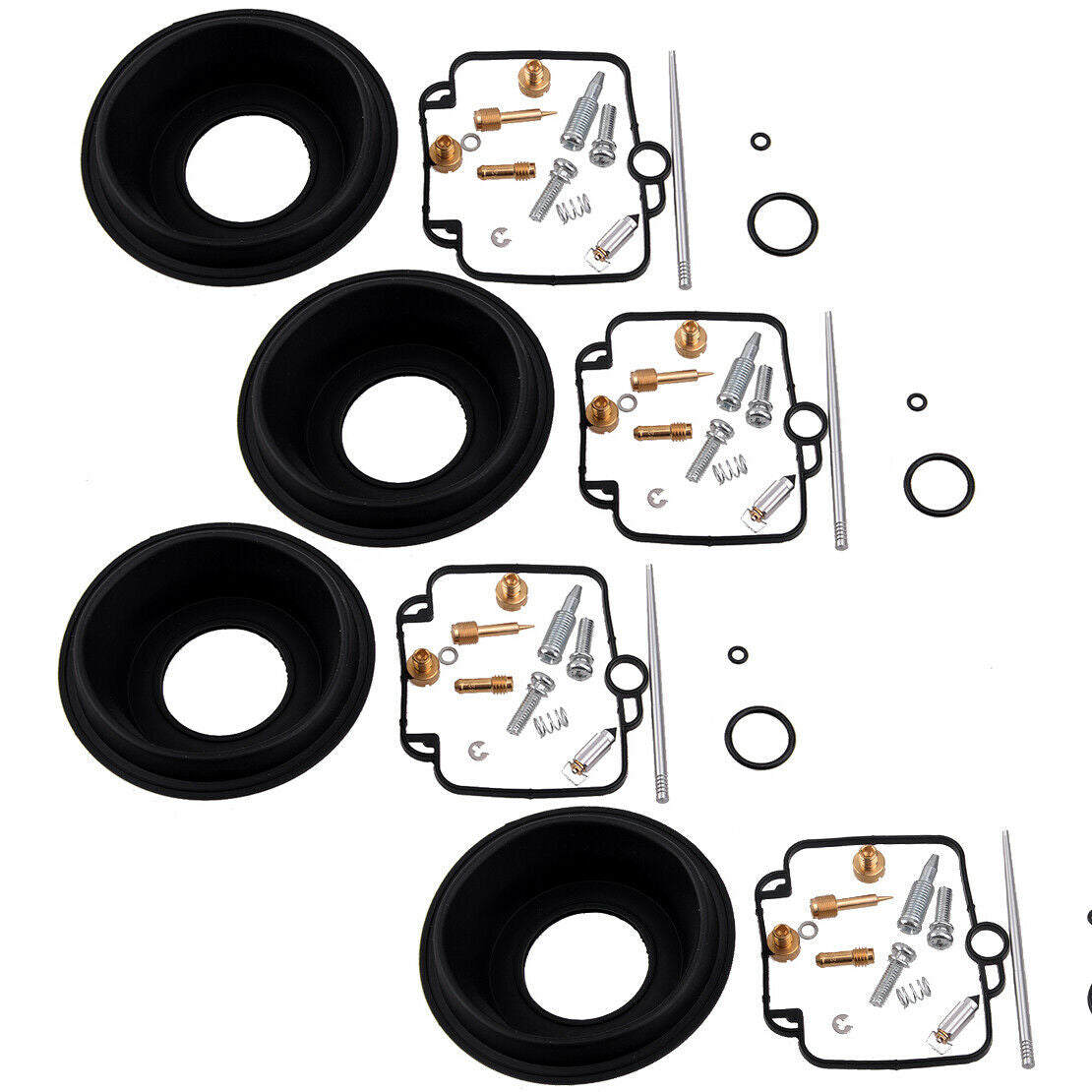 4 X Carburetor Repair Kit Fit for Mikuni BST40 of DR350 Goose350 Single Cylinder