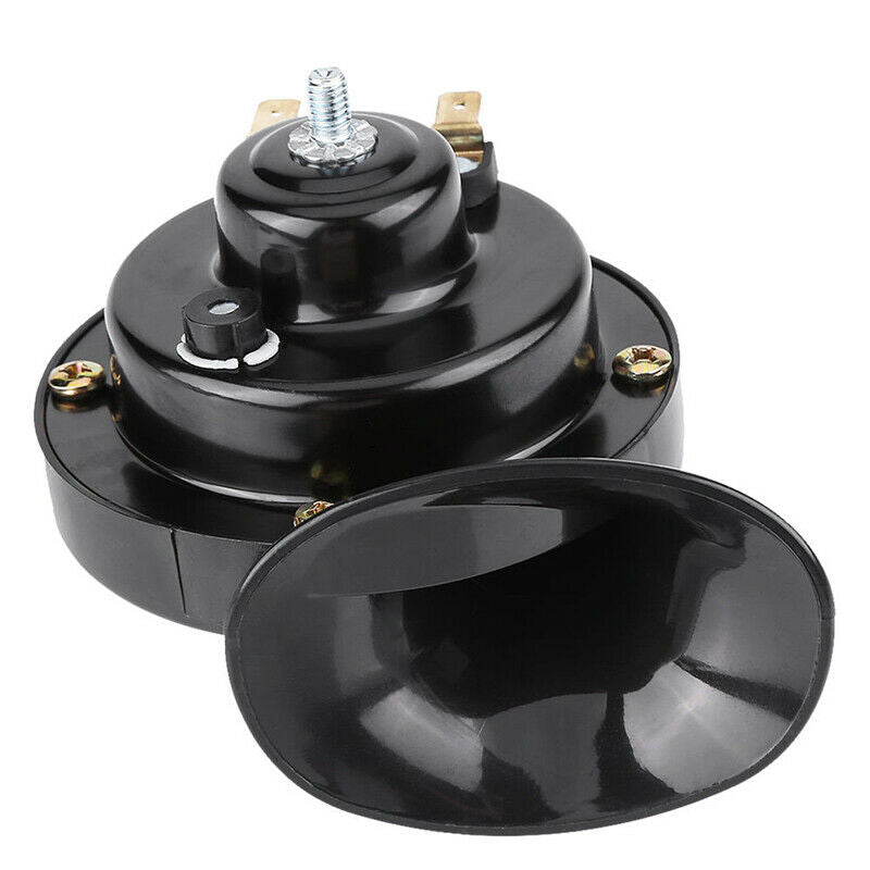 12V Loud Motorcycle 110DB`Snail Electric Air Horn Waterproof Universal ABS BA Qx