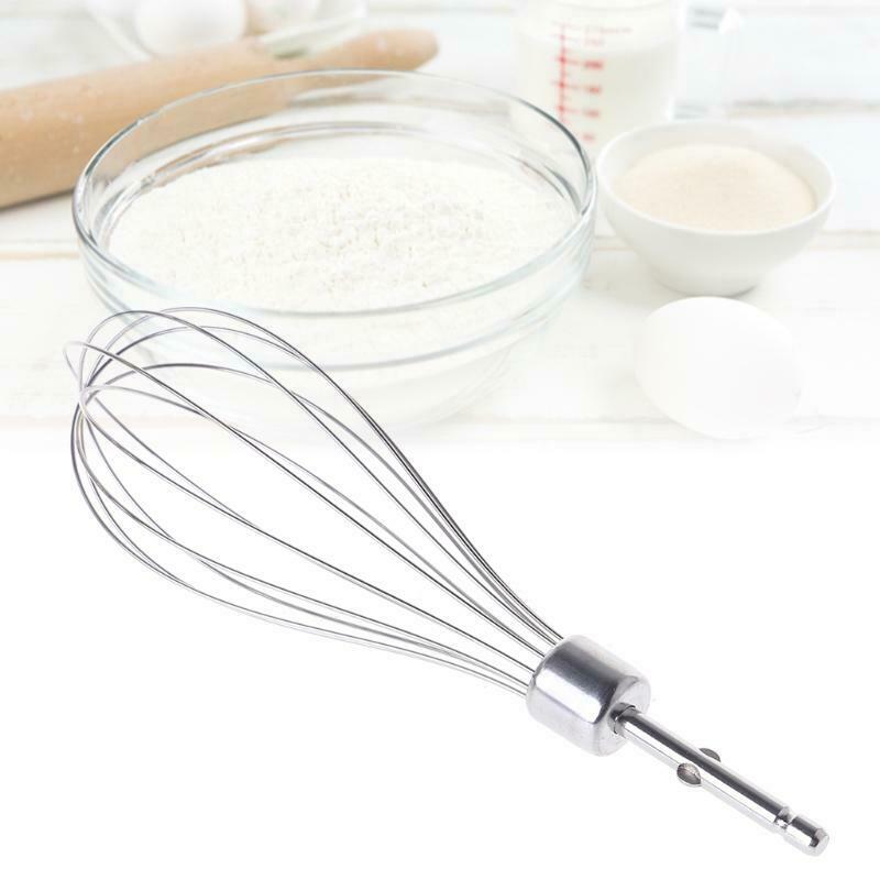 Electric Egg Beater Accessories Frother Mixer Whisk Stainless Steel Kitchen Tool