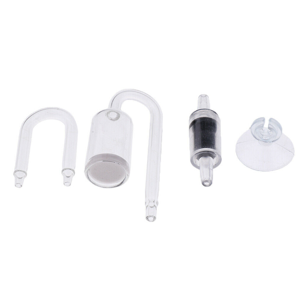 Set of 4 CO2 Diffuser Accessory Parts For Fresh Salt Fish Tank Supplies