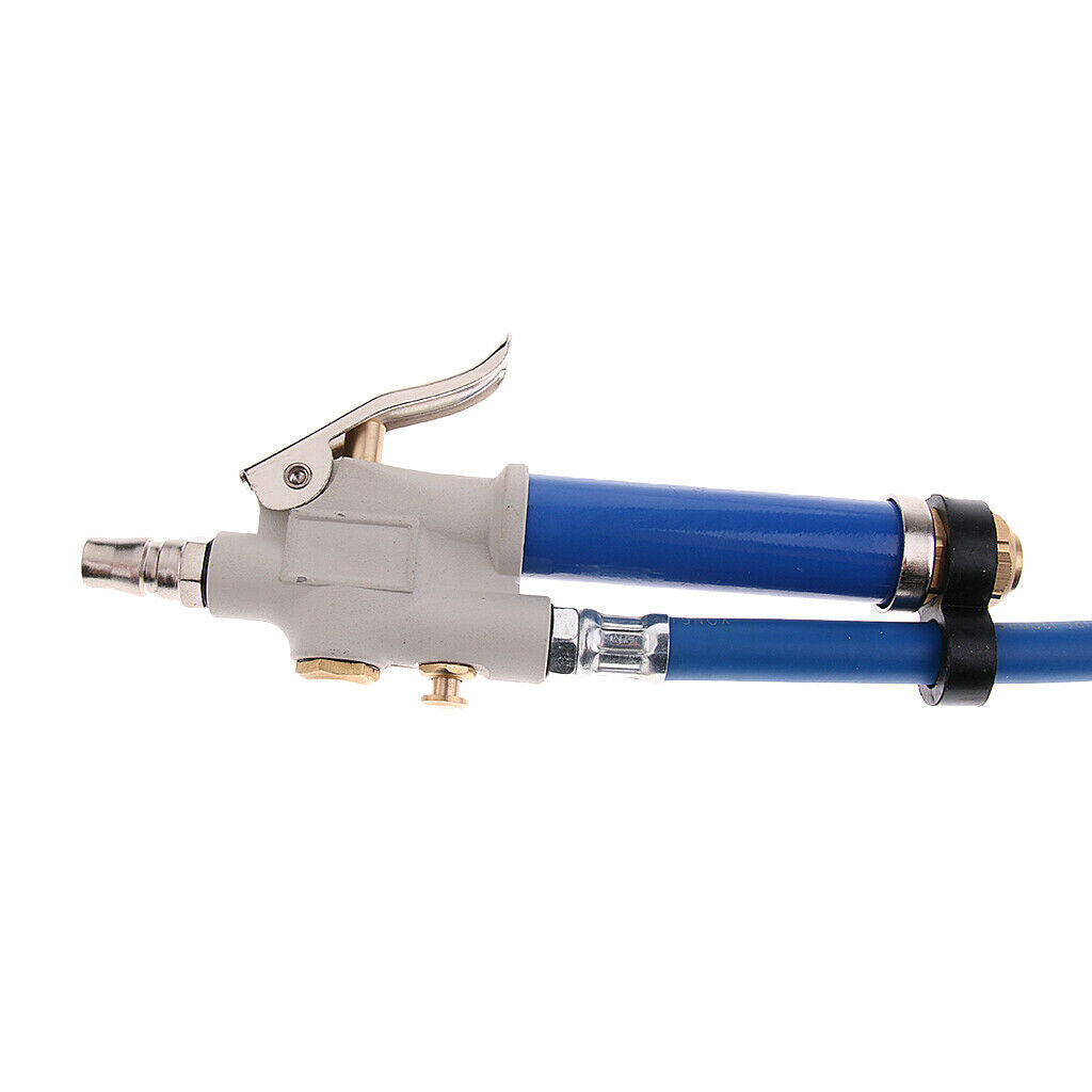 Car Air Tire Pressure Filler Fill Inflator Gauge Chuck Compressor Hose Tool