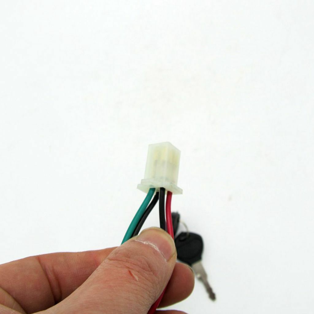 4-Wire Pin Ignition Key Barrel Switch for Go Kart ATV Quad Dirt Bike Scooter