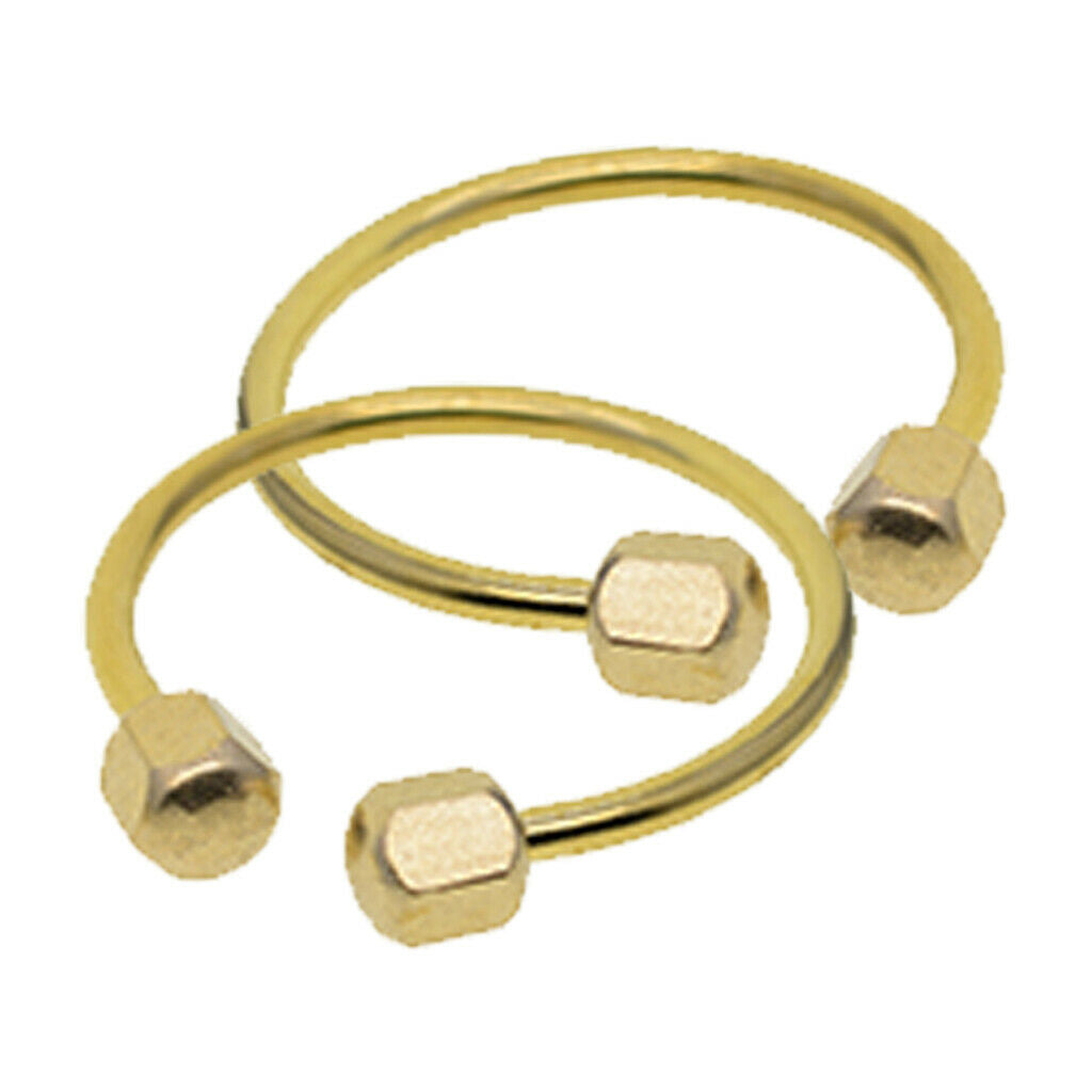 Brass Keychain Ring Key Keyring Circle Quick Link Snap Hook Carabiner Connector