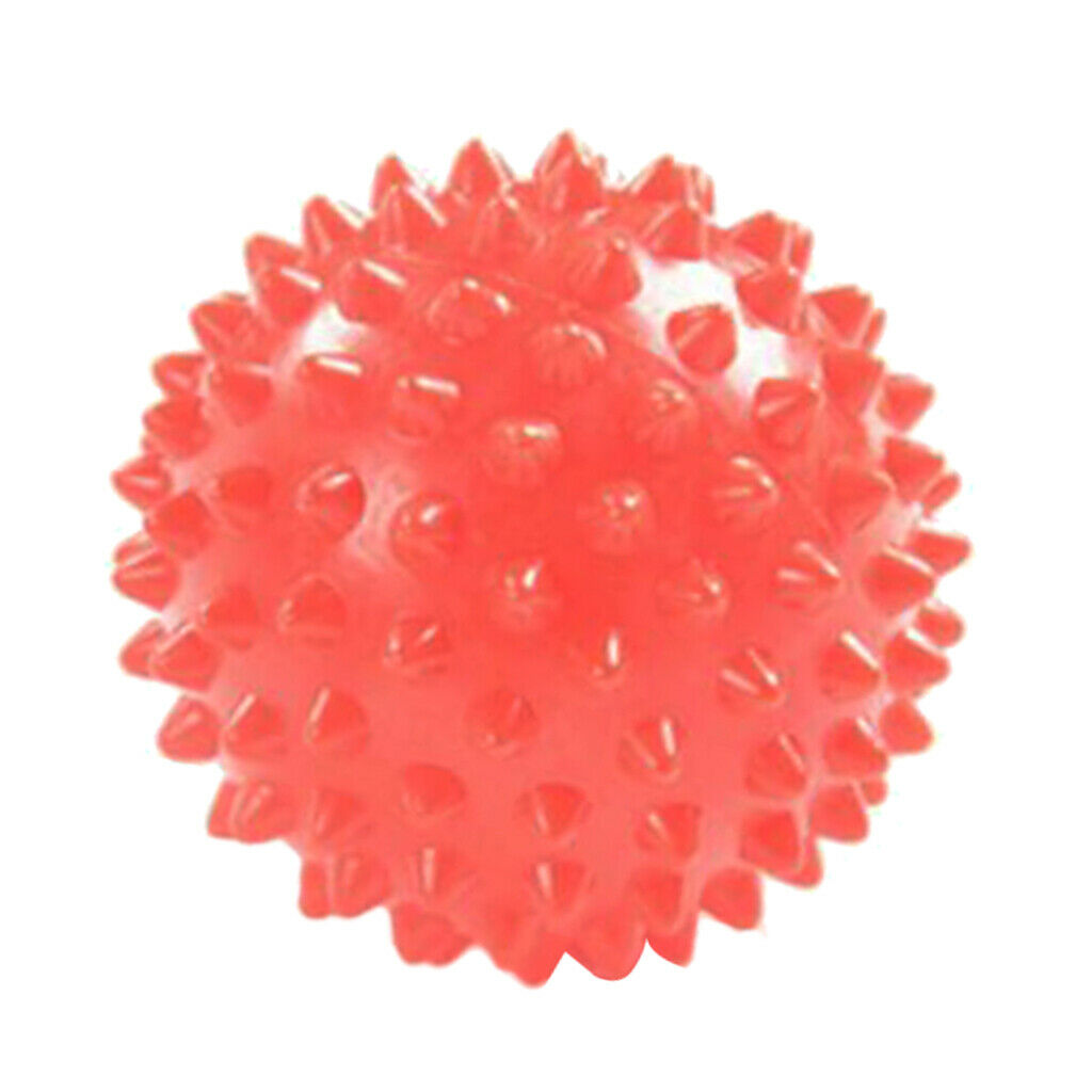 7 cm Orange Massage Ball Spiky Foot Care Hand Massager Back Muscle Roller Deep