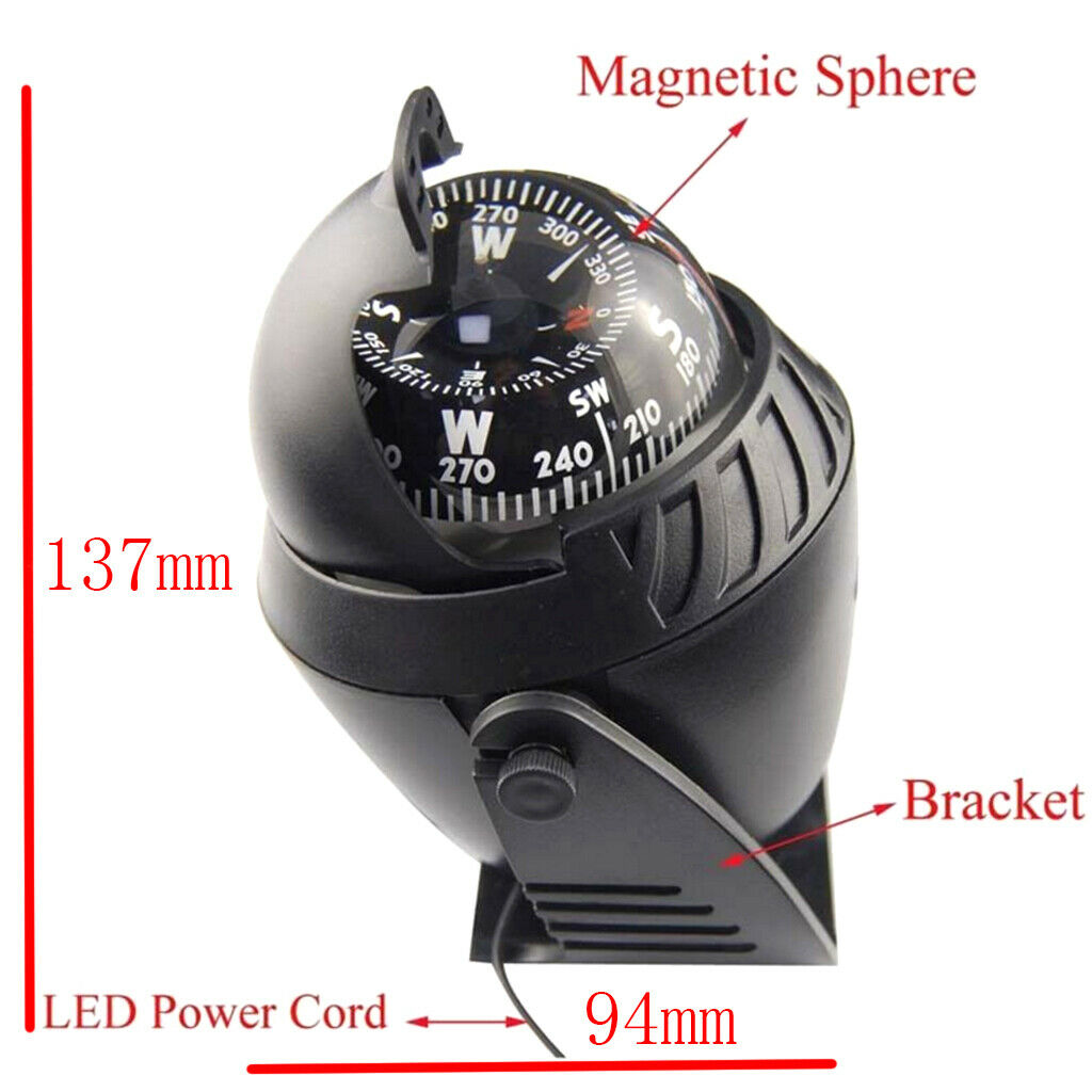 ABS LED Light & Compass Sea Cruise Boat Truck Multi-function High Quality
