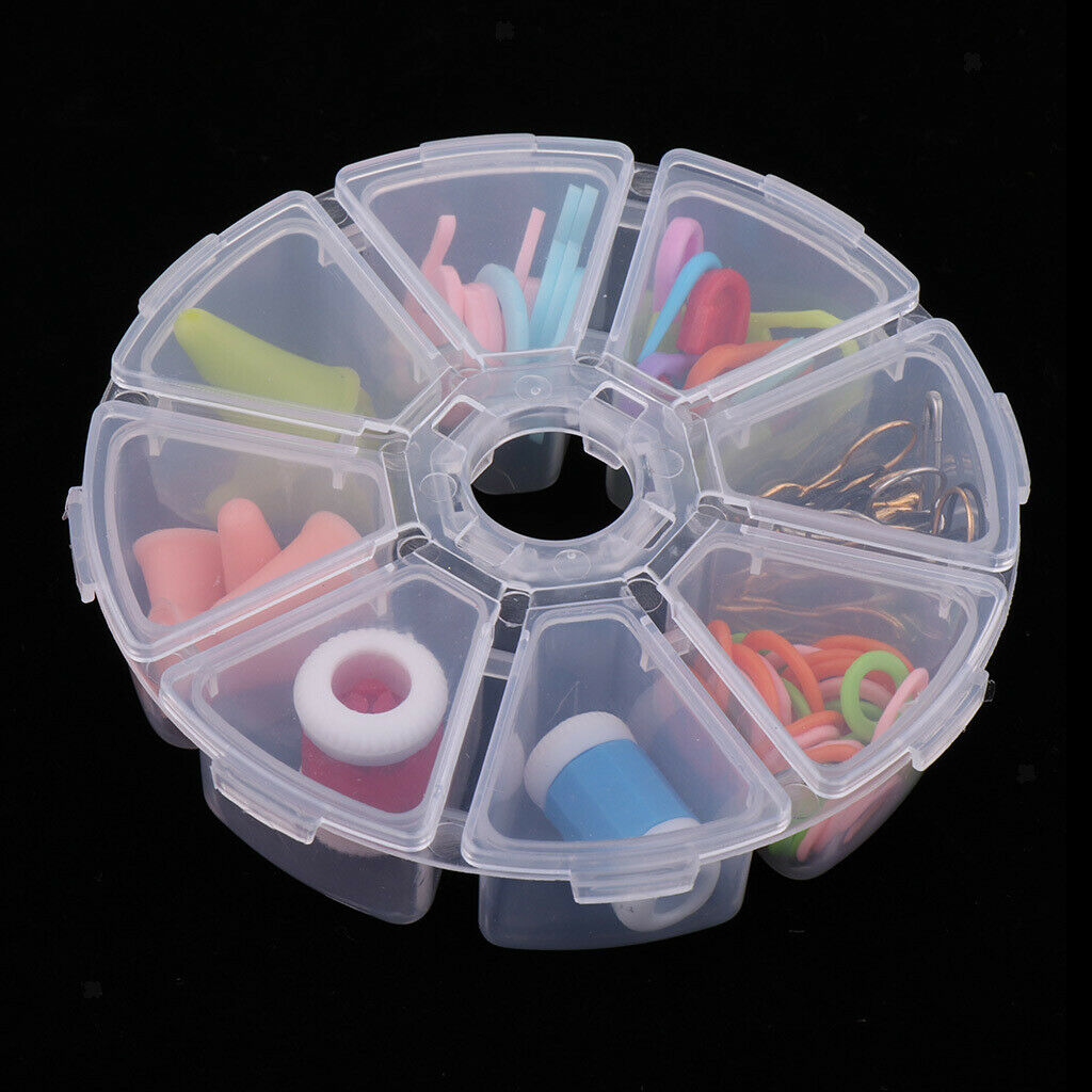 1 Set Knitting Tool Kit With Storage Case For Knitting Lovers Crochet Crafts