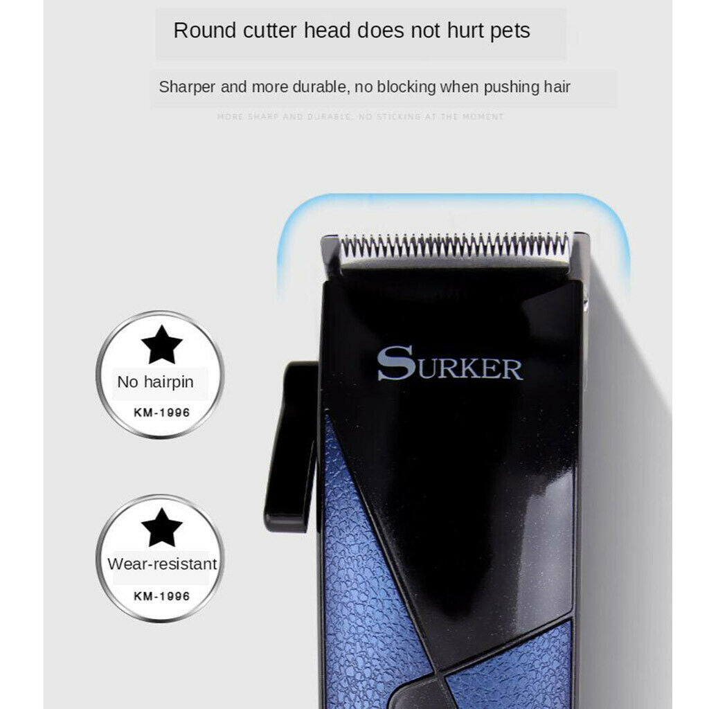 Portable Pet Electric  High-Power Low Noise Pet Trimmers Hair