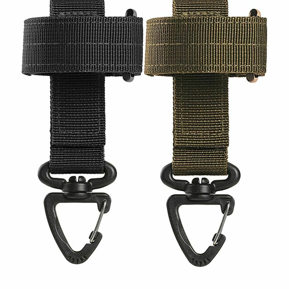 Outdoor Safety Adjustable Nylon Climbing Glove Hook Hanging Buckle Rope Storage
