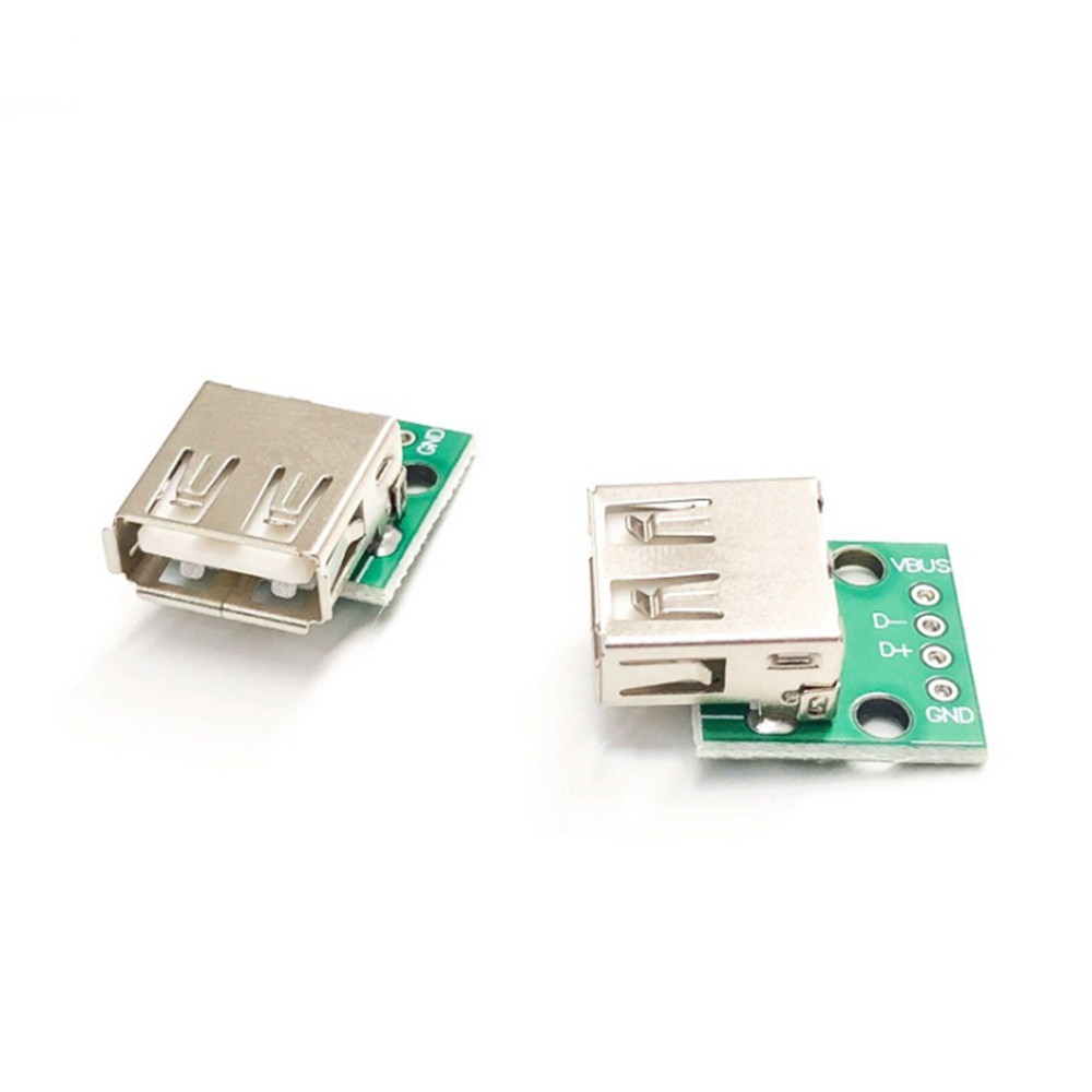 5Pcs/Lot Type A Female USB to DIP 2.54mm PCB Connector PCB Board Connector