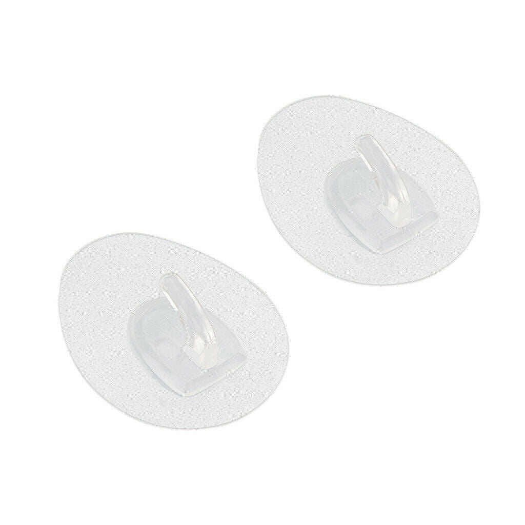 8Pcs Strong Wall Hook Traceless Sticky Clothes Towel Key Coat Robe Hanger