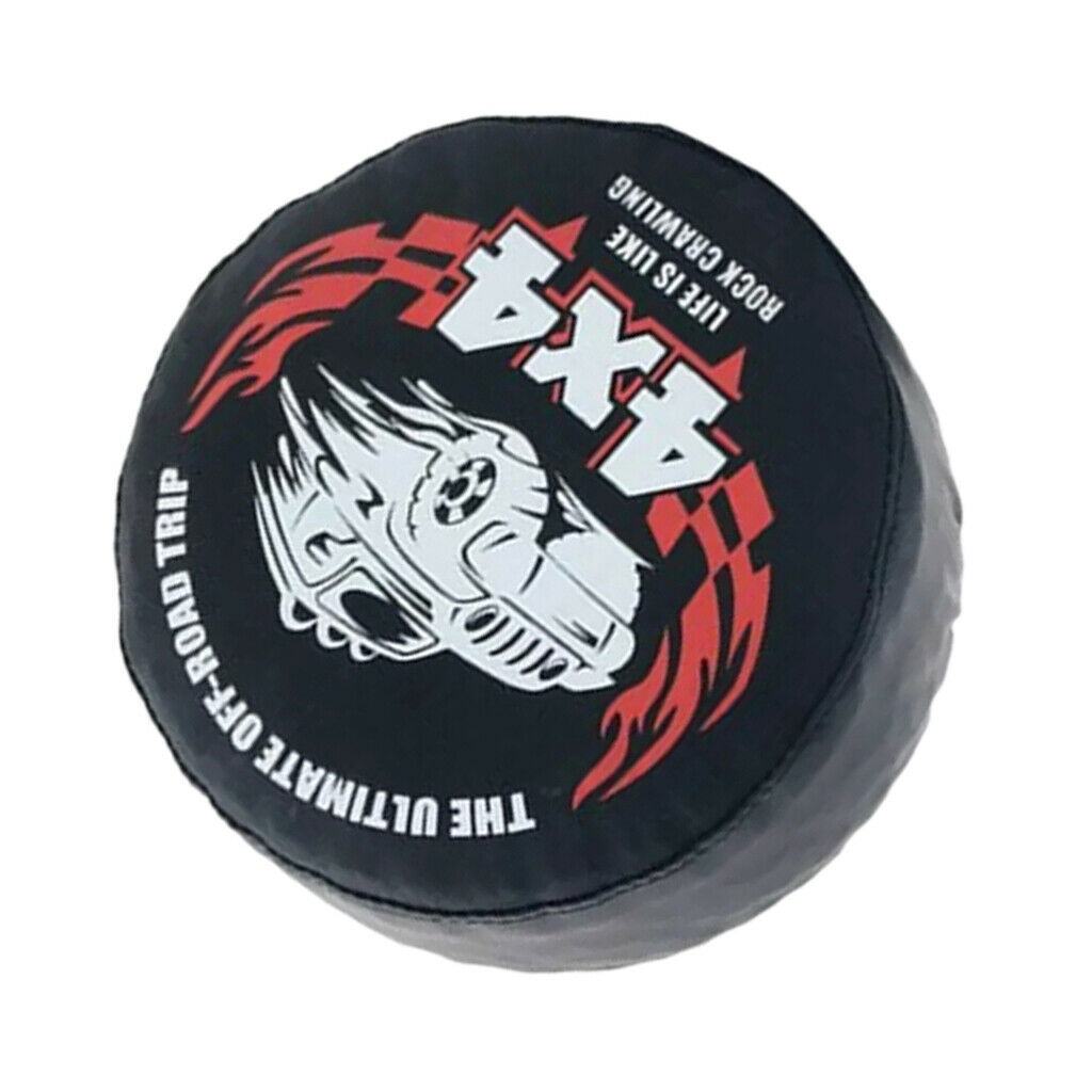 1/10 RC Car Tire Cover, PU Leather Spare Tires Cover for  TRX4 Wheel RC