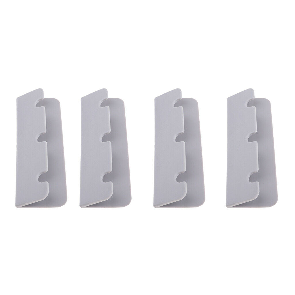 4Pcs Durable Boat Seat Hook Clips Mountings Dinghy Kayak Fishing Boat Rib 17x6cm