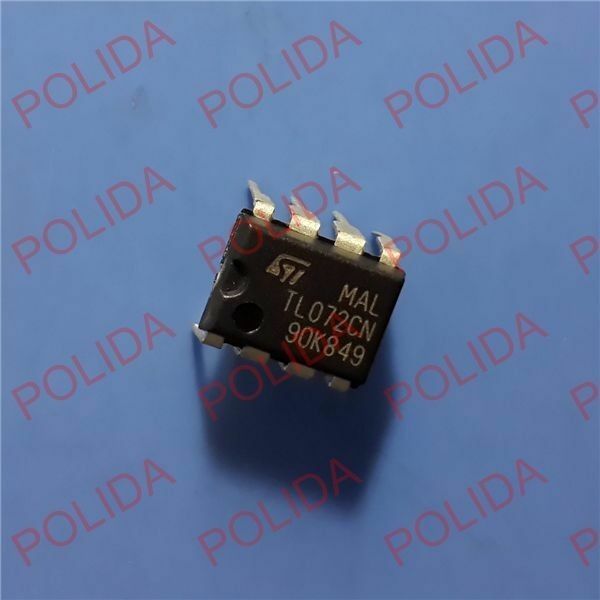10PCS Dual Op Amp IC ST DIP-8 TL072CN