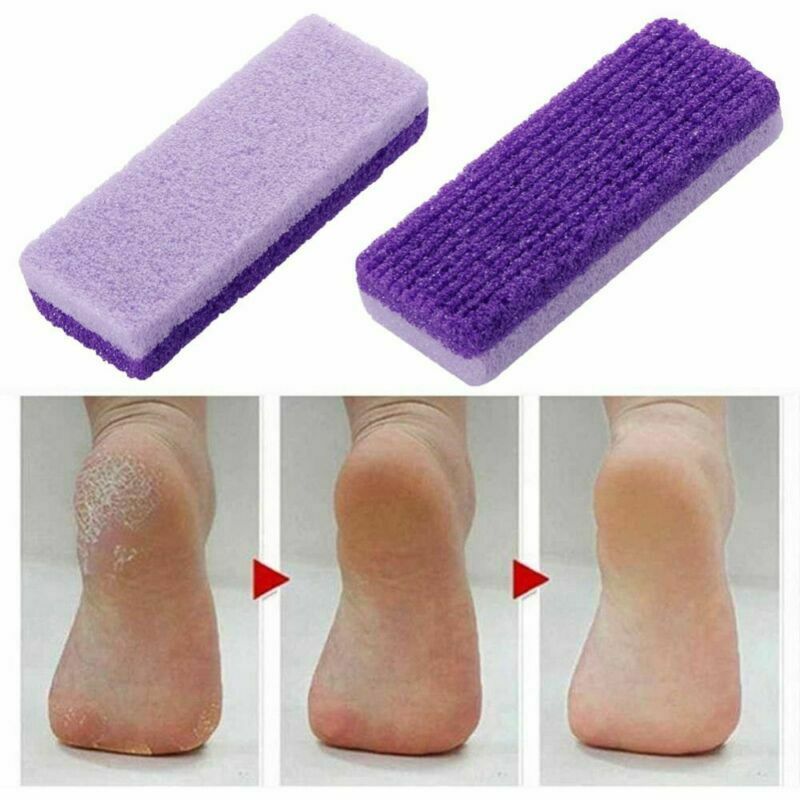 4PC Stone Exfoliate Foot Feet Care Scrub Pedicure Dead Dry Skin Removal