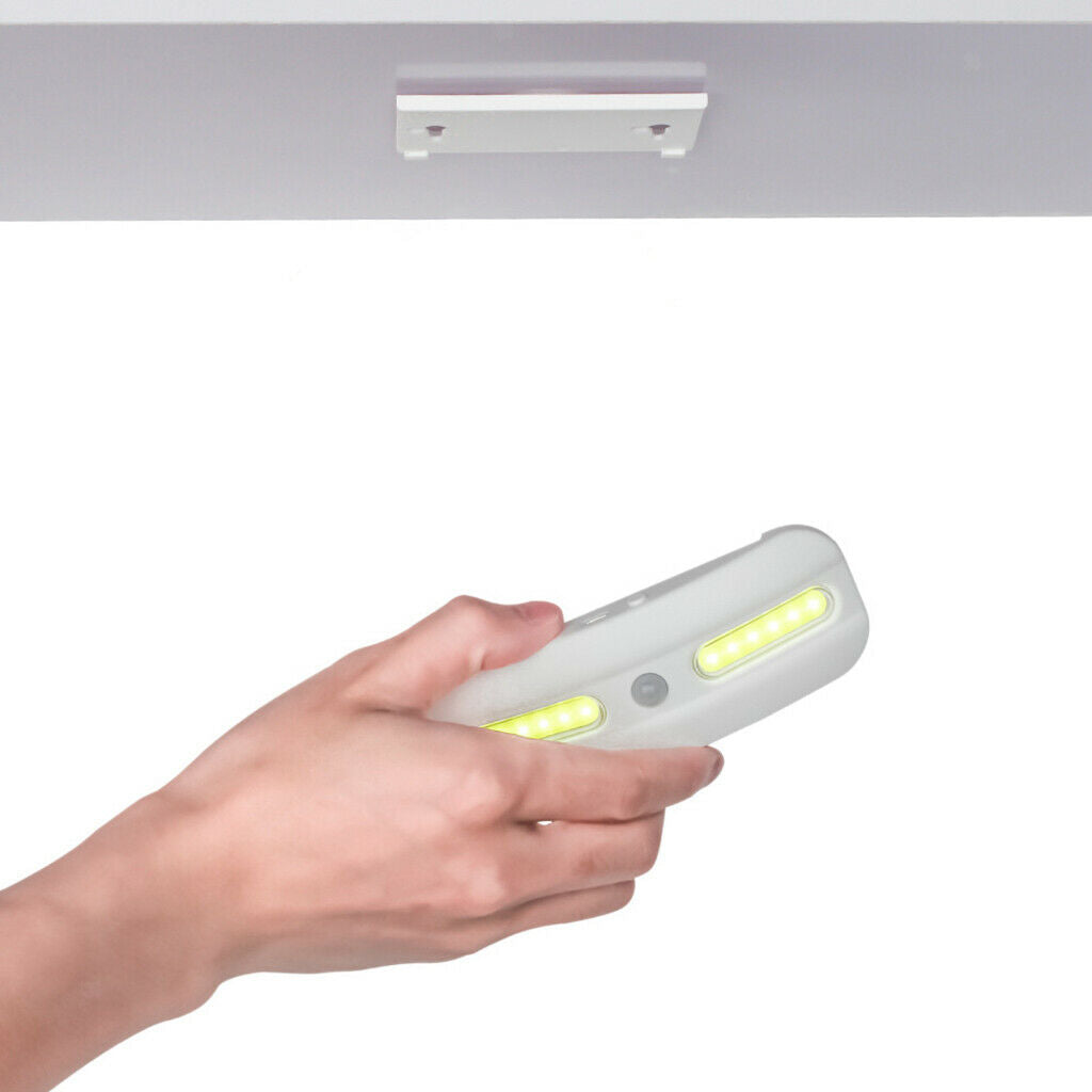 Rechargeable COB LED Light Motion Sensing Corridor Night Light Lamp White