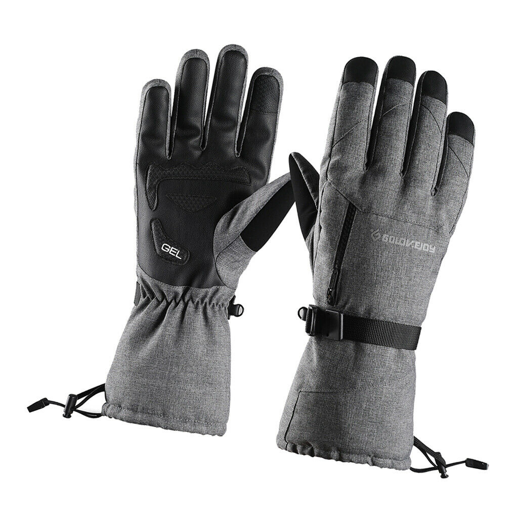 Waterproof Cycling Gloves Winter Sports Ski Snowboard Snow Gloves Mitts XL