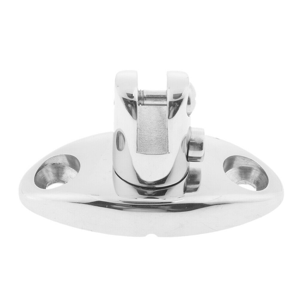 360 Deg. Rotatable Stainless Steel Quick Release Boat Top Bimini Deck Hinge