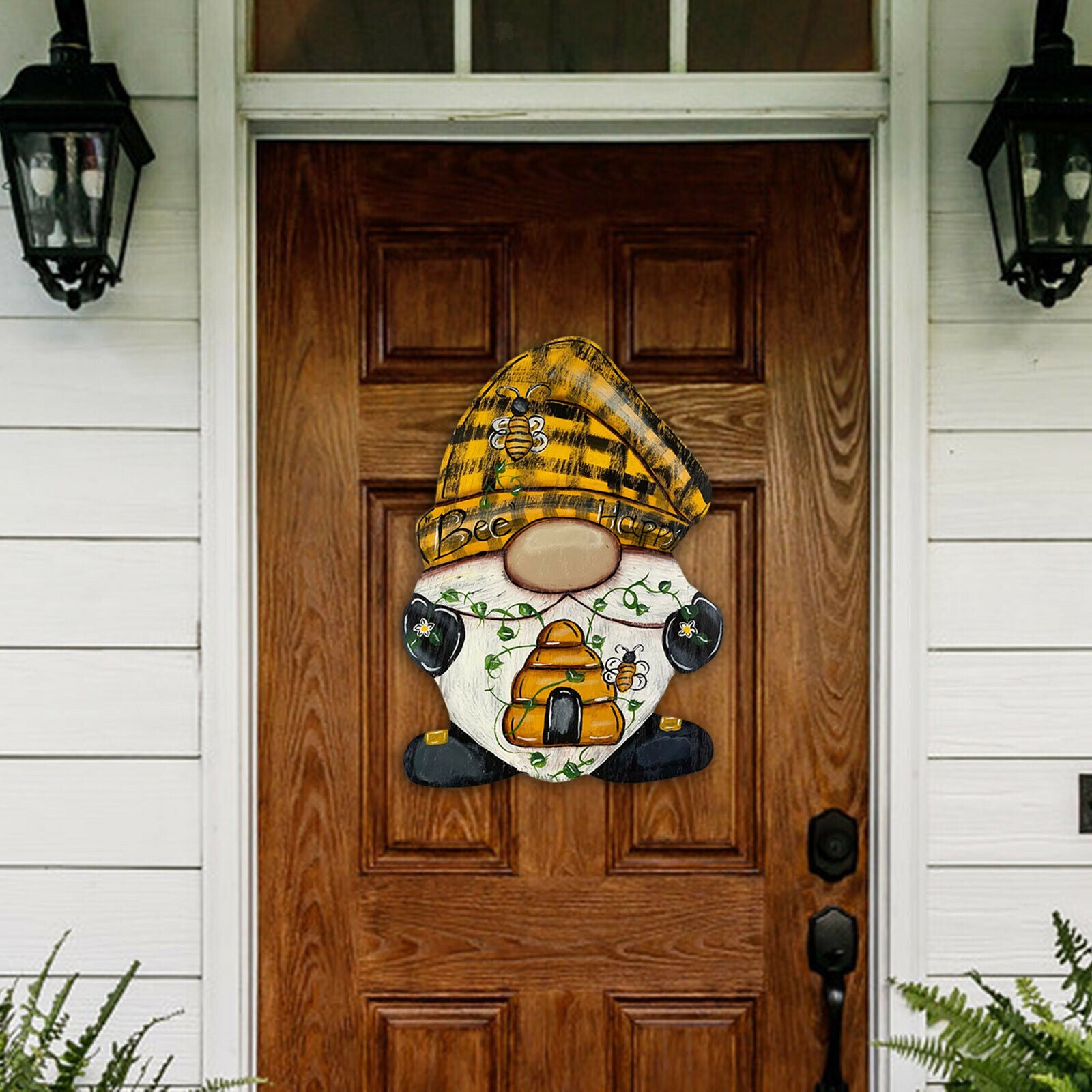 Acrylic Decorative Door Sign Gnome Sign Home Outdoor Garden Decoration