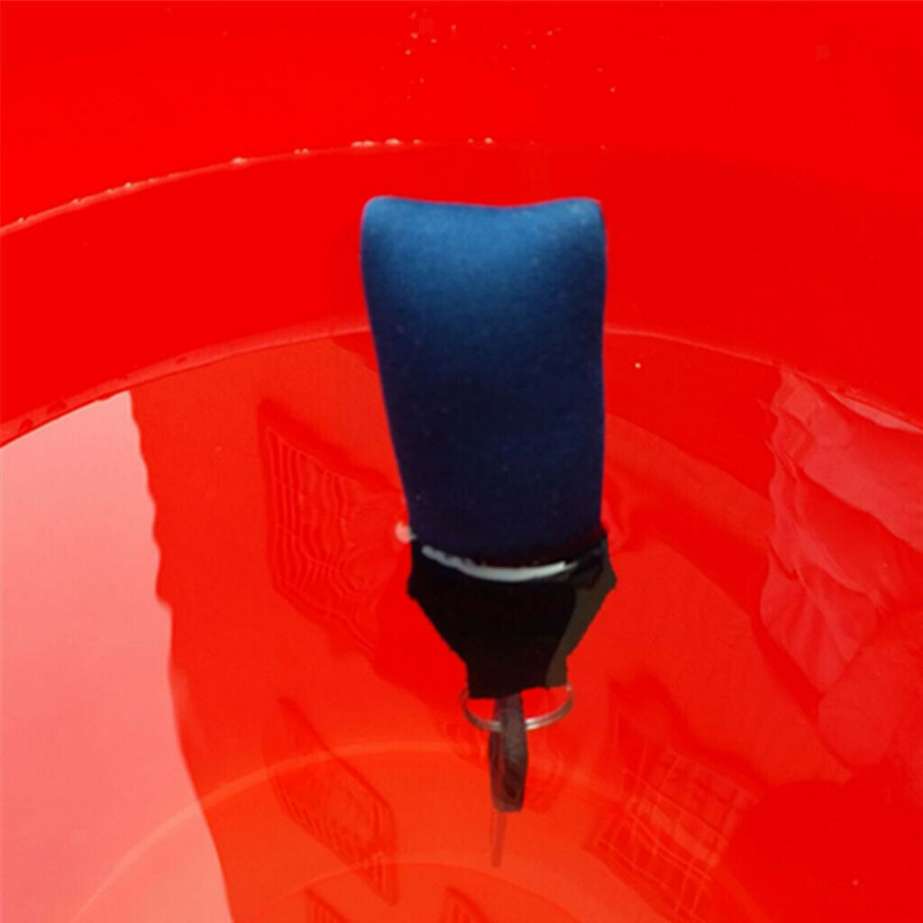 9Pcs/Set Rectangle Neoprene Floating Keyring Water Buoyant Keychain Key Holder