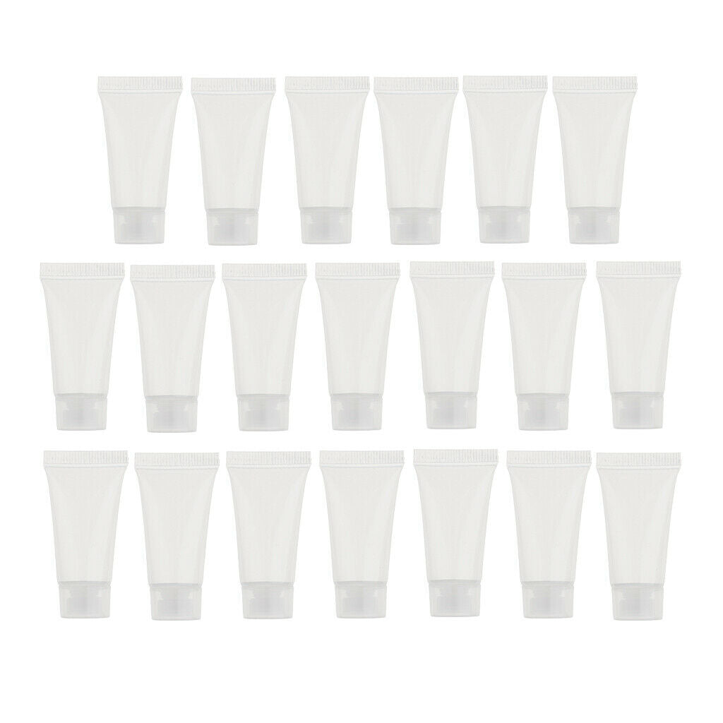 40PCS Empty Plastic Tubes Cosmetics Jars Cosmetic Containers Refillable Travel