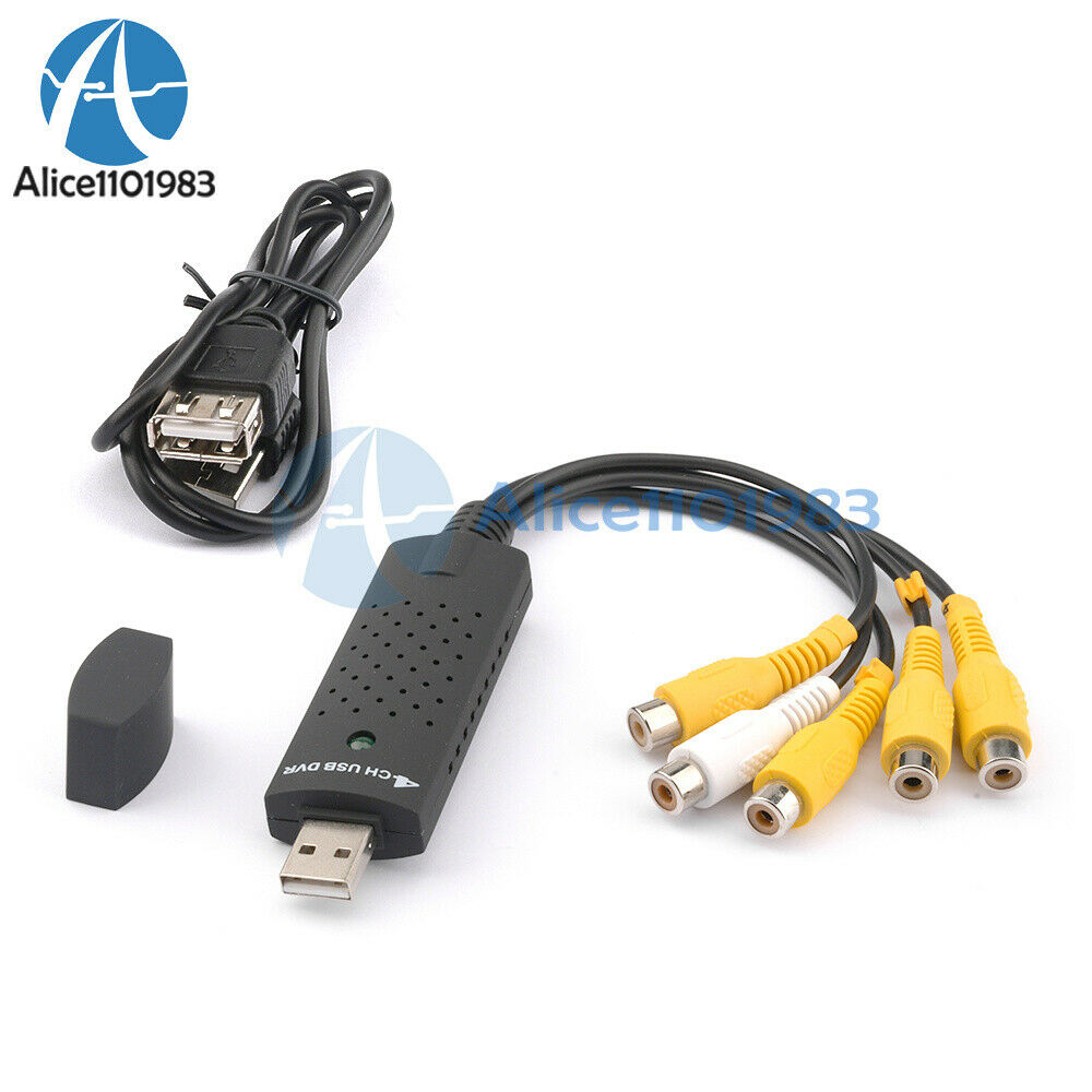 4 Channel Usb 2.0 Audio Capture Adapter For PC And Notebook Video Capture Stick