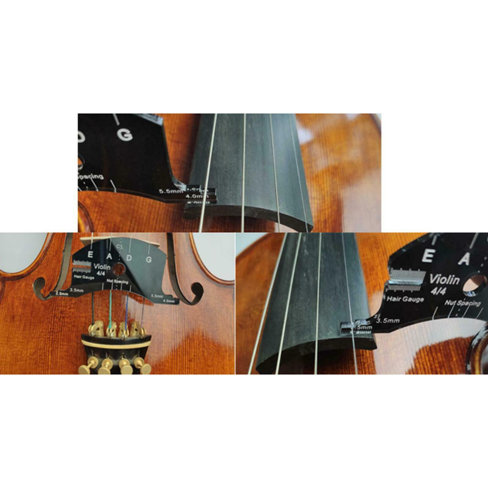 Violin Bridge Multifunction Fingerboard Mold Scraper Template Reference Leveling