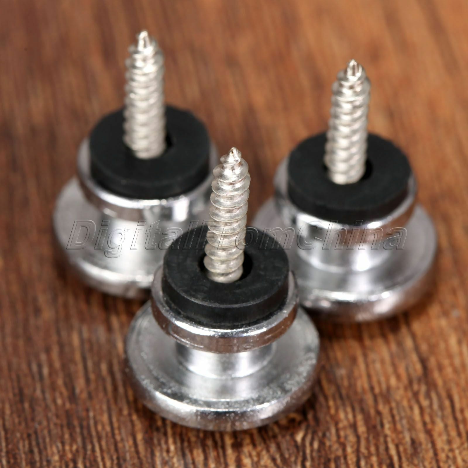 10pcs Acoustic Bass Electric Guitar Ukulele Locking Strap Tail Nail Button Screw