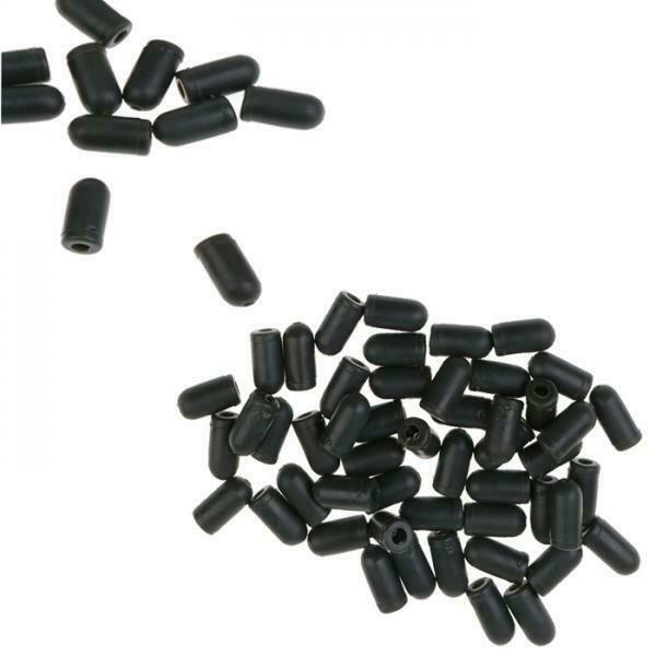 100X Rubber Buffer Beads Knot Protector for Carp Fishing Hair Rig Making
